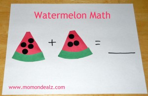 Kids Frugal Fun-Watermelon Math