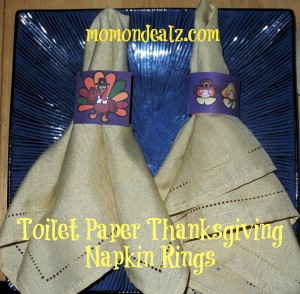 Kids Frugal Fun: Toilet Paper Thanksgiving Napkin Ring Craft