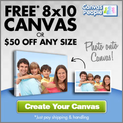FREE 8X10 Canvas Print!