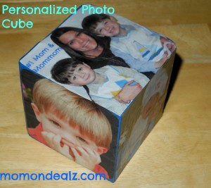 Mother’s Day Personalized Gifts-Photo Cube (Kids Frugal Fun)