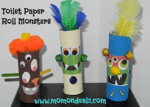toilet paper monster