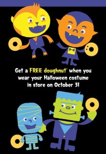 Halloween Freebie: Free Krispy Kreme Doughtnut