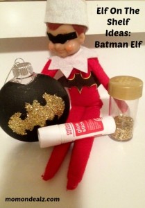 Elf On The Shelf Ideas: Batman Elf + Ornament