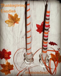 Easy Thanksgiving Crafts-Thanksgiving Candles