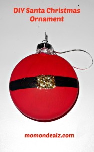 DIY Santa Christmas Ornament