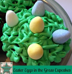 easter eggs cupcakes